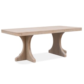 Magnussen Home Somerset Wood Trestle Dining Table