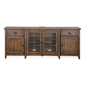 Magnussen Home Bay Creek Toasted Nutmeg 80 Inch Console