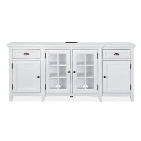 Magnussen Home Heron Cove Chalk White 70 Inch Console