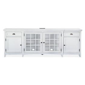 Magnussen Home Heron Cove Chalk White 90 Inch Console