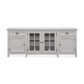 Magnussen Home Heron Cove Chalk White 80 Inch Console