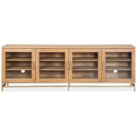 Magnussen Home Lindon Belgian Wheat Wood Console