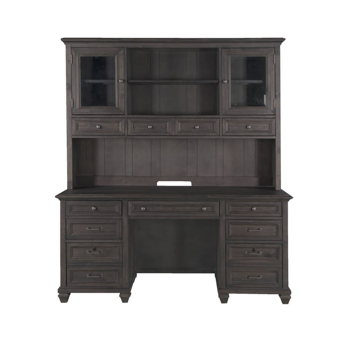 Magnussen Home Sutton Place Wood Credenza with Hutch MG-H3612-30-31