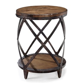 Magnussen Home Pinebrook Round Accent Table