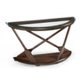 Wood Demilune Sofa Table Base KD