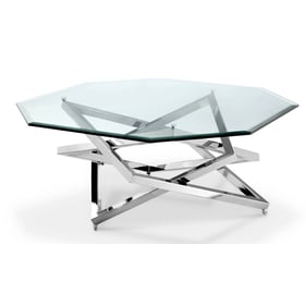 Magnussen Home Lenox Square Octagonal Cocktail Table