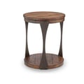 Wood Round End Table KD