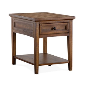 Magnussen Home Bay Creek Toasted Nutmeg Rectangular End Table