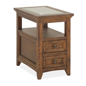 Magnussen Home Bay Creek Toasted Nutmeg Chairside End Table