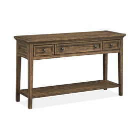 Magnussen Home Bay Creek Toasted Nutmeg Rectangular Sofa Table