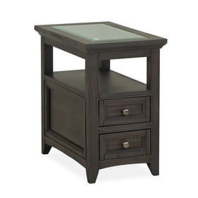 Magnussen Home Westley Falls Graphite Chairside End Table