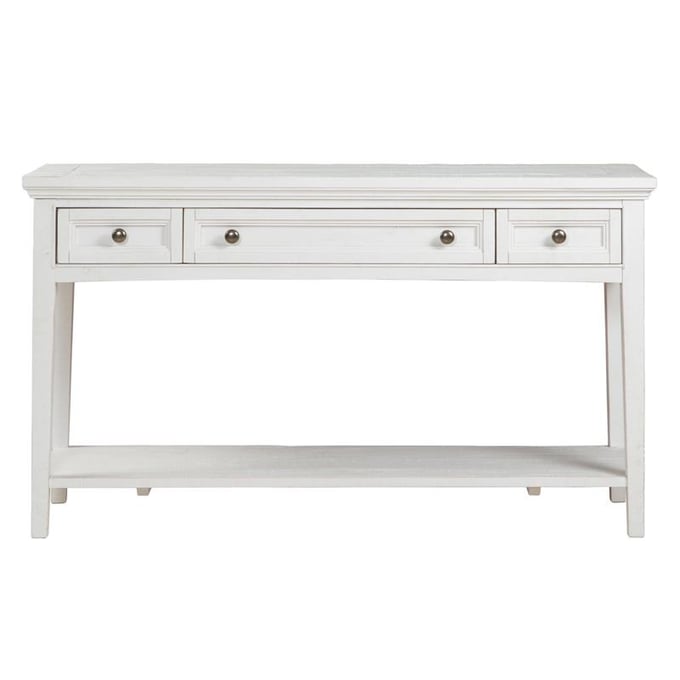 Magnussen Home Heron Cove Chalk White Rectangular Sofa Table MG-T4400-73