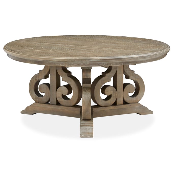 Magnussen Home Tinley Park Wood Round Cocktail Table MG-T4646-45