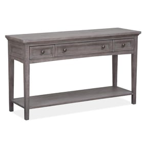 Magnussen Home Paxton Place Dovetail Grey Rectangular Sofa Table