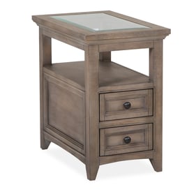 Magnussen Home Paxton Place Dovetail Grey Chairside End Table