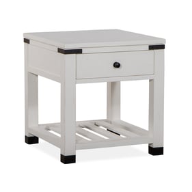 Magnussen Home Harper Springs Wood Shelf End Table