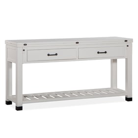 Magnussen Home Harper Springs Wood Flip Top Sofa Table