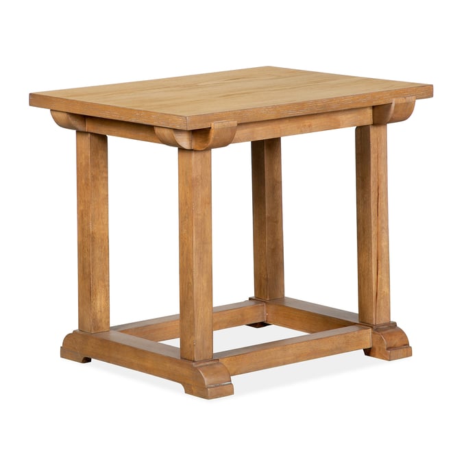 Magnussen Home Lindon Wood Rectangular End Table MG-T5570-03