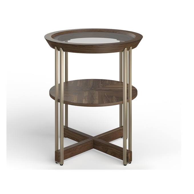 Magnussen Home Elora Wood Round End Table MG-T5639-05