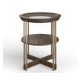 Wood Round End Table KD