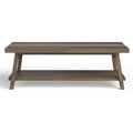 Wood Rectangular Cocktail Table KD