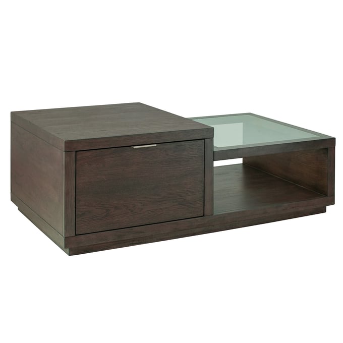 Magnussen Home Merrick Wood Rectangular Cocktail Table with Casters MG-T5653-43