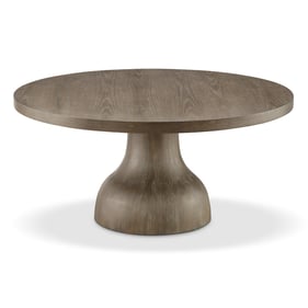 Magnussen Home Bosley Light Brown Wood Round Cocktail Table