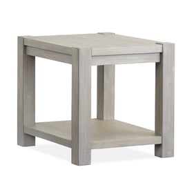 Magnussen Home Burgess Wood Rectangular End Table