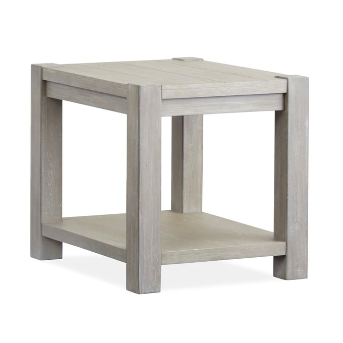 Magnussen Home Burgess Wood Rectangular End Table MG-T5701-03