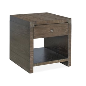 Magnussen Home Leland Wood Rectangular End Table