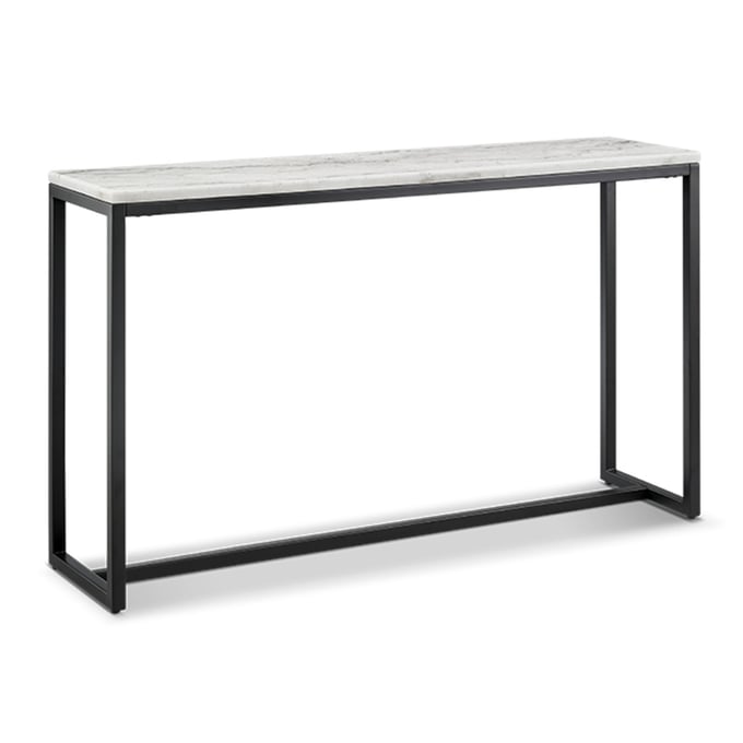 Magnussen Home Torin White Matte Black Sofa Table MG-T5759-73