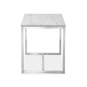 Magnussen Home Esme White Rectangular End Table