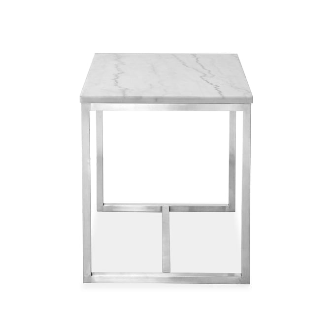 Magnussen Home Esme White Rectangular End Table MG-T5763-03