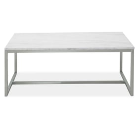 Magnussen Home Esme White Rectangular Cocktail Table