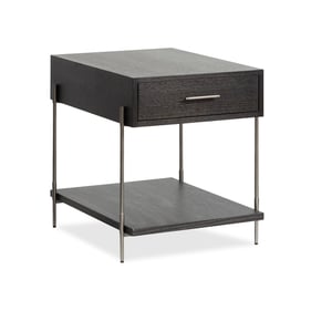 Magnussen Home Spencer Dark Briarsmoke Rectangular End Table