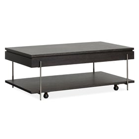 Magnussen Home Spencer Dark Briarsmoke Lift Top Storage Cocktail Table with...