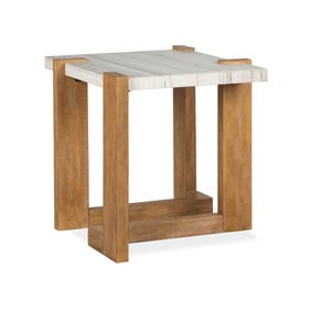 Magnussen Home Carrington Honey Wheat End Table