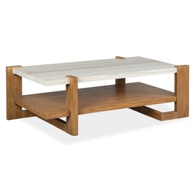 Magnussen Home Carrington Honey Wheat Cocktail Table