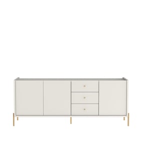 Manhattan Comfort Jasper Off White 72.51 Inch Sideboard