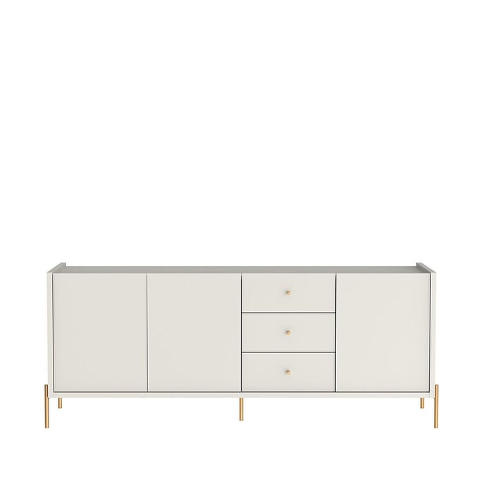 Manhattan Comfort Jasper Off White 72.51 Inch Sideboard MHC-1031251