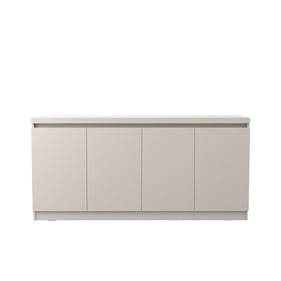 Manhattan Comfort Viennese Off White 62.99 Inch Buffet Cabinet