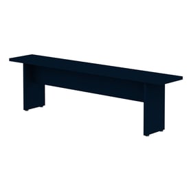 Manhattan Comfort Nomad Midnight Blue Modern Dining Bench