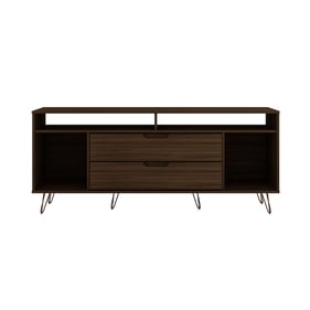 Manhattan Comfort Rockefeller Brown 62.99 Inch TV Stand