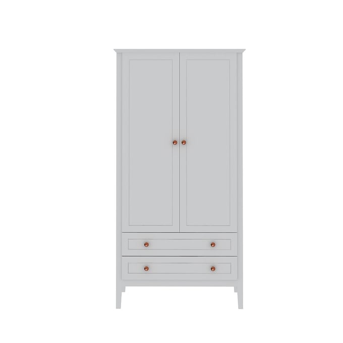 Manhattan Comfort Crown White Full Wardrobe MHC-167GMC1