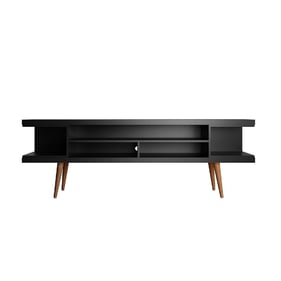 Manhattan Comfort Utopia Black 70.47 Inch TV Stand