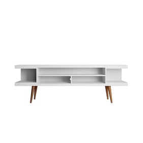 Manhattan Comfort Utopia White Matte 70.47 Inch TV Stand