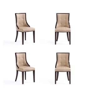 4 Manhattan Comfort Fifth Avenue Tan Dining Chair