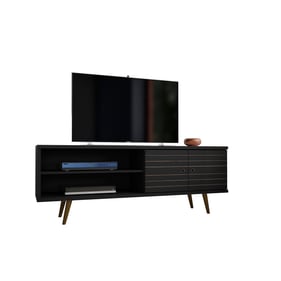 Manhattan Comfort Liberty Black 62.99 Inch TV Stand