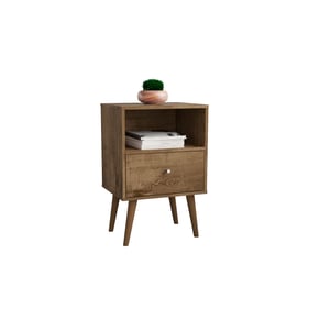 Manhattan Comfort Liberty Rustic Brown Night Stand 1.0