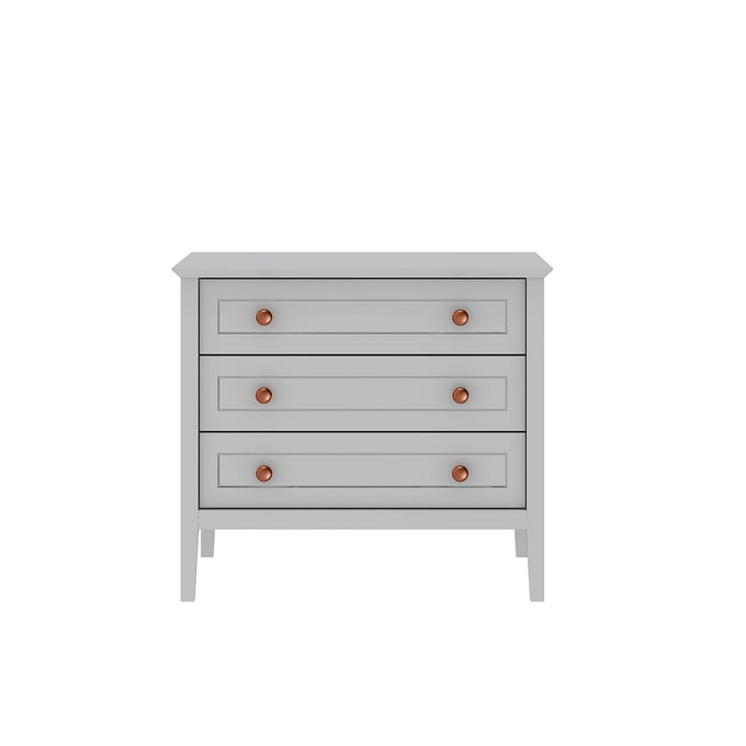 Manhattan Comfort Crown White 31.29 Inch Dresser MHC-204GMC1